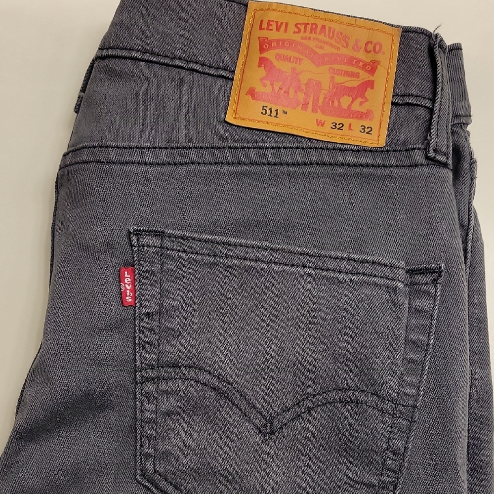 511 Levi's Men's Charcoal Slim Jeans